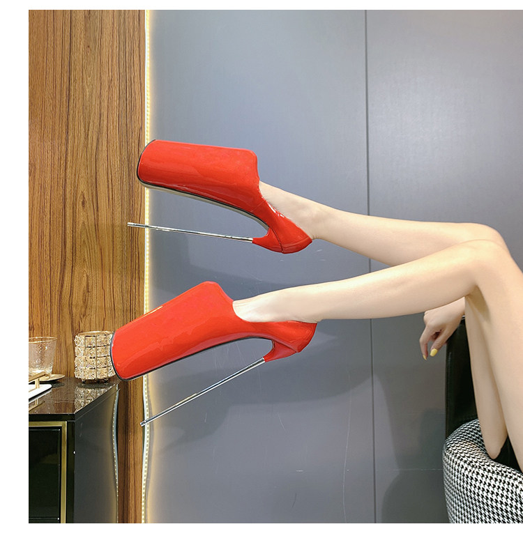 新款超高细跟30cm性感简约浅口单鞋情趣床上高跟鞋大码伪娘女婚鞋,女鞋,婚鞋,淘宝优惠券,粉丝福利购,淘宝优惠卷