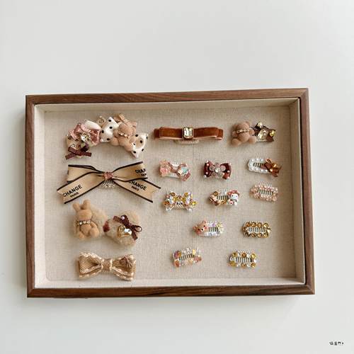 宠物发夹美拉德系狗狗夹