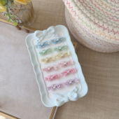 宠物发夹春日小清新小狗 发夹马尔济斯西施狗头饰碎毛夹鼻梁毛夹