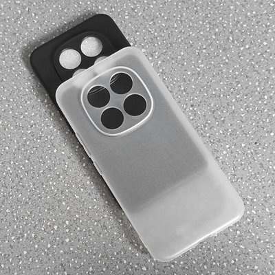 适用小米POCO M8 5G手机壳M8 Pro保护套全包透明硅胶磨砂保护壳防刮摔TPU软壳简约