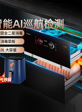 康宝嵌入式消毒柜XDZ110-HM2家用厨房大容量全二星镶嵌式碗筷消毒