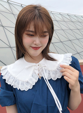 娃娃蕾丝花边领配饰假领女春夏季