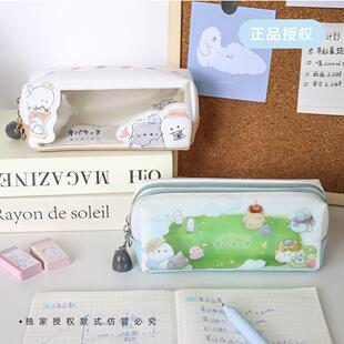 日系99creat笔袋开窗笔袋小众笔袋角落生物可爱幽灵春游透明笔袋