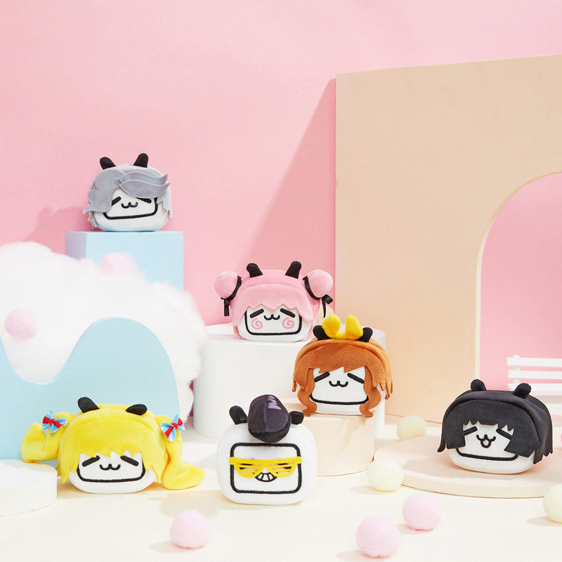 bilibili哔哩哔哩小电视弹力球魔发师盲盒可爱毛绒公仔少女心摆件