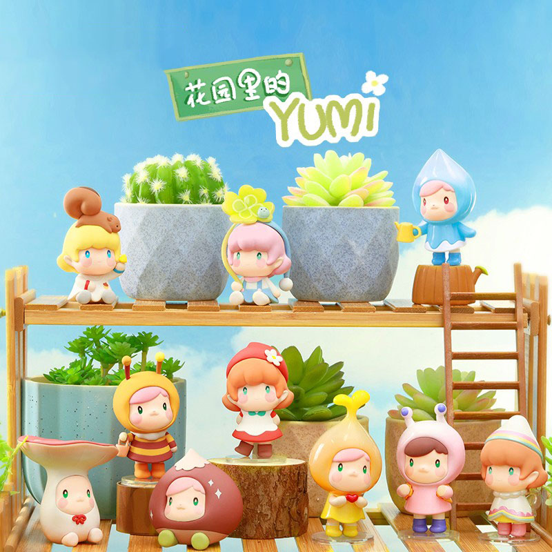 52TOYS 花园里的Yumi系列盲盒可爱蜜蜂公仔潮玩手办摆件女孩礼物