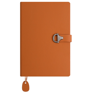 肤感硬皮面笔记本子加厚皮质记事本a5商务纯色简约会议记录本文艺精致复古日记本磁扣正方形工作小本子a6随身