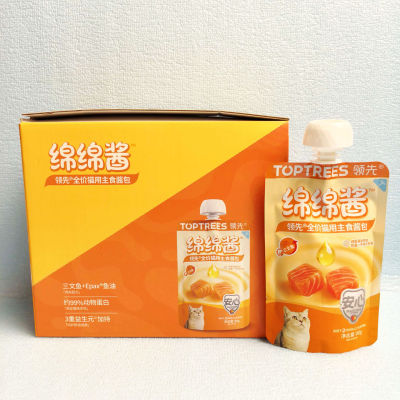 领先绵绵酱全价猫用主食酱包80g