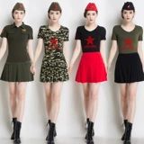 Комплект, юбка, костюм, короткий рукав, для выступлений, коллекция 2021