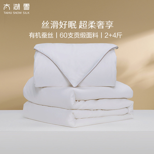 4斤 超柔子母被2 太湖雪A类蚕丝子母被100%蚕丝被保暖四季 被正品