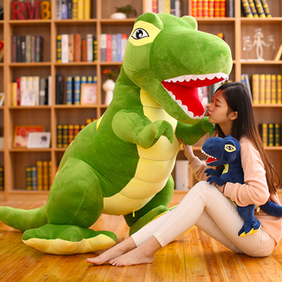 恐龙毛绒玩具抱枕男女孩睡觉床上娃娃可爱儿童玩偶大号霸王龙公仔