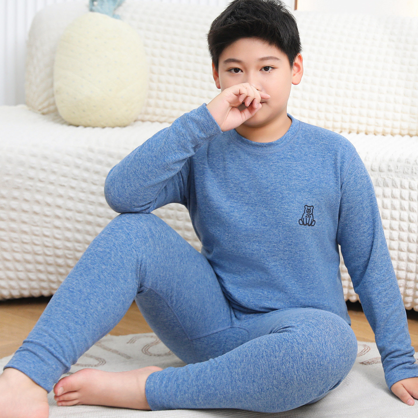 羊绒蚕丝保暖内衣套装磨毛胖童加大加宽男童秋衣秋裤中大童打底衫,童装/婴儿装/亲子装,内衣套装,淘宝优惠券,粉丝福利购,淘宝优惠卷