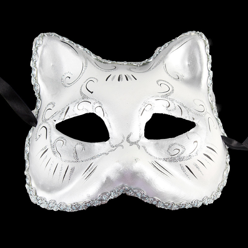 仕彩 万圣节面具脸谱威尼斯男女化妆舞会欧式脸谱纸浆彩绘面具