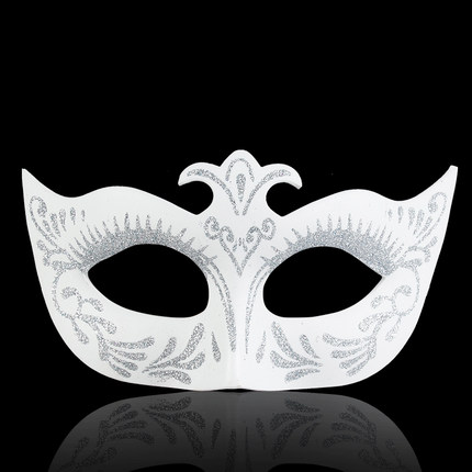 仕彩万圣节威尼斯公主面具化妆舞会面具女派对表演尖头彩绘EVA面