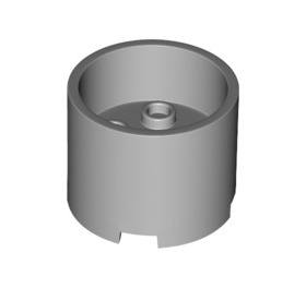 积木零件 73111 3x3x2圆柱凹陷 2个  NO.D214