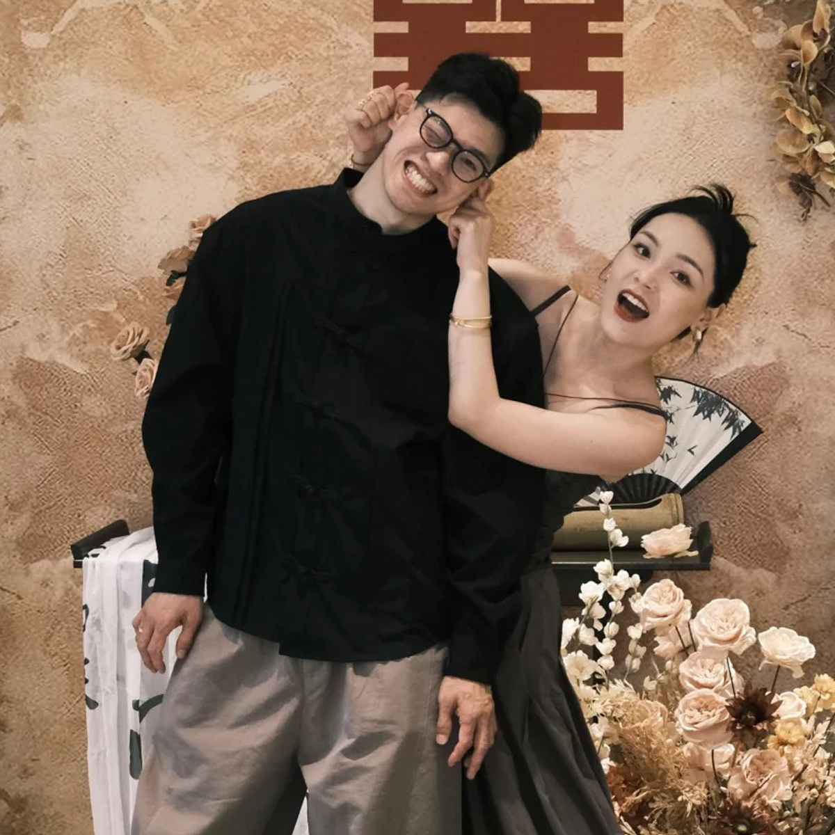 欢喜橙【玄逸】订婚男士上衣休闲高级感衬衫长短袖新中式衬衣外套