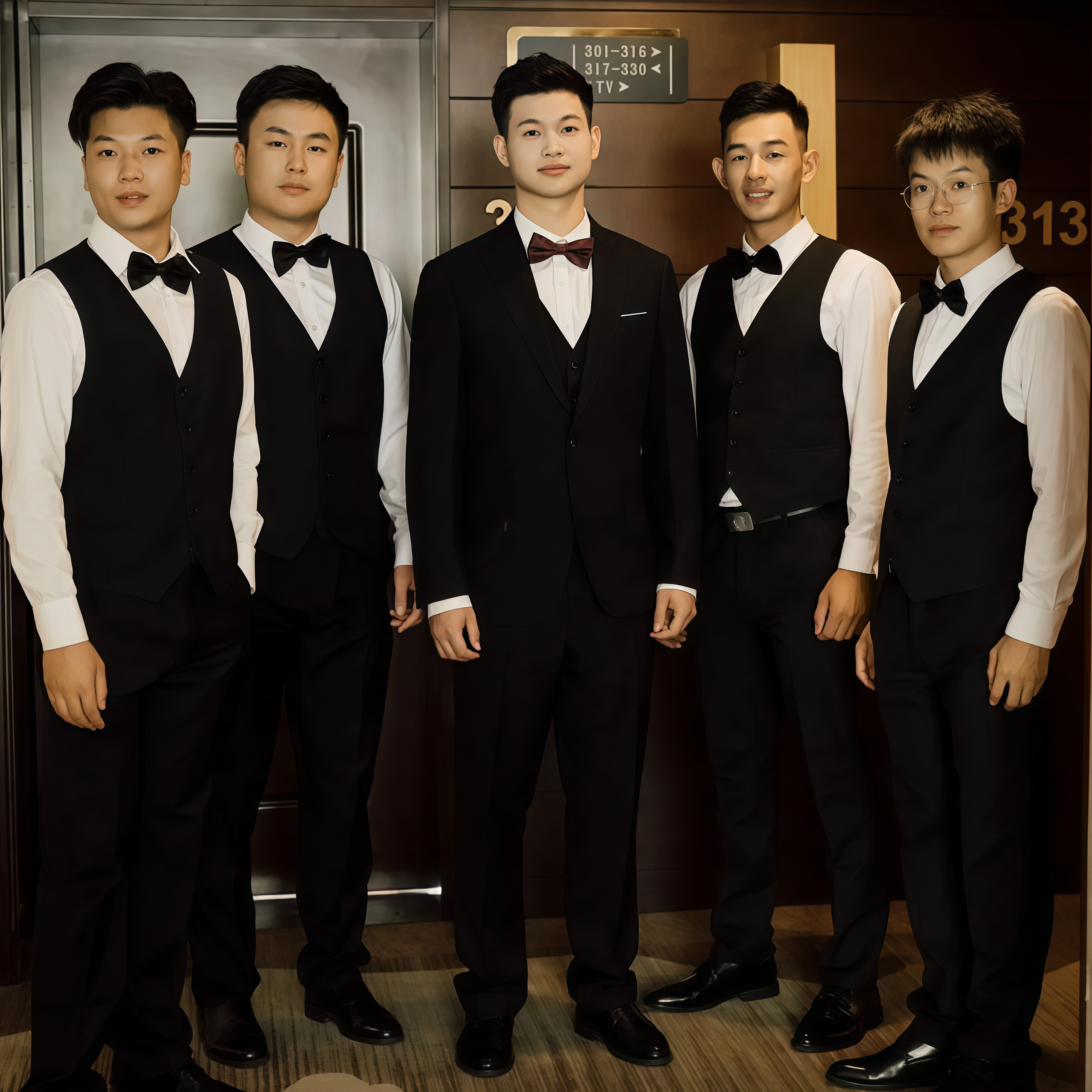 欢喜橙 男士休闲西服套装商务正装修身西装伴郎新郎结婚礼服外套