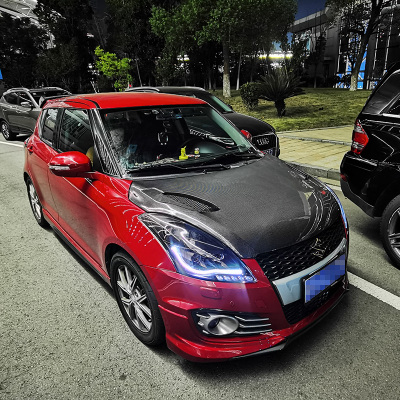 适用于Suzuki swift 雨燕改装大灯速翼特透镜LED泪眼氙气前大灯