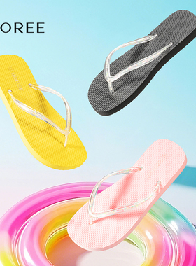 宝人2025新款夏季人字拖女外穿时尚网红防滑海边度假沙滩凉拖百搭