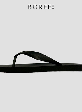 Boree/宝人新款人字拖女石墨烯抗菌外穿夹脚防滑家用橡胶平底拖鞋