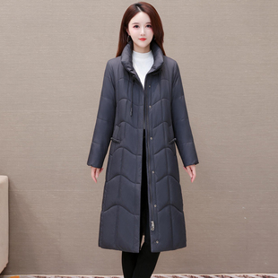 2026新款冬季显瘦棉衣女中长款气质加厚修身显瘦保暖棉服防风棉袄
