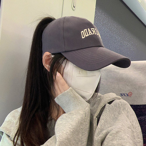 半空顶棒球帽可扎马尾宽檐