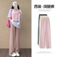 高腰直筒休闲百搭垂感显瘦遮肉拖地遛弯裤 女夏2025新款 阔腿裤 西装