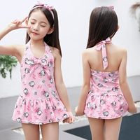 Đồ bơi trẻ em Hellokitty bé gái bé trai công chúa váy một mảnh đồ bơi bé gái đồ bơi mới - Bộ đồ bơi của Kid đồ bơi be gái 8 tuổi