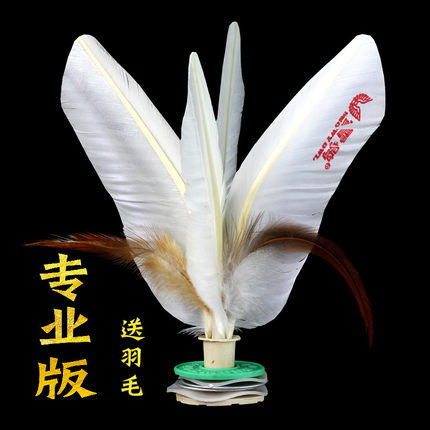 雪鸮毽子成人健身比赛专用耐踢毛幼儿园儿童小学生运动训练花毽球