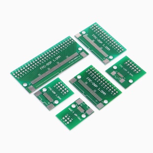 60P双面板一面0.5mm一面1.0mm转2.54 FFC软排线转接板6 FPC