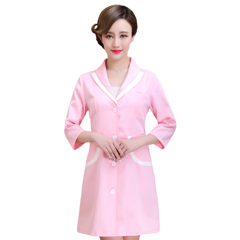 美容师工作服夏季短袖韩版时尚女