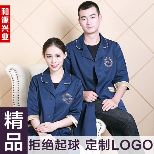 Летний корейский комбинезон, для салонов красоты, делается под заказ