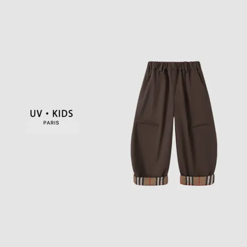 【G.L高定童装】2025秋冬季新款儿童男女童潮流轻奢设计师款裤子