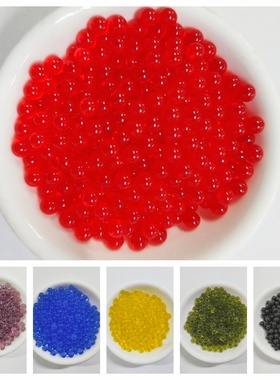 吉启彩色实心玻璃珠多种规格定制玻璃球鱼缸装饰实验珠琉璃珠配件