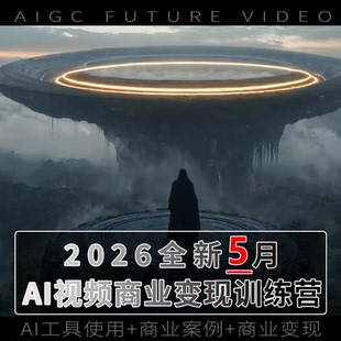 2026五月AICG电影短片广告短剧变现全流程制作教程