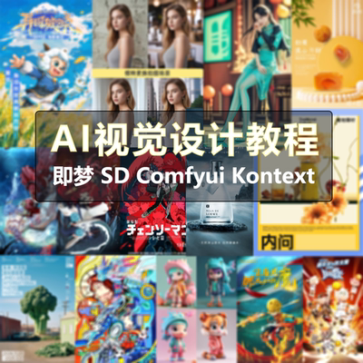 2026即梦AI SD Comfyui Kontext商业实战视觉设计教程