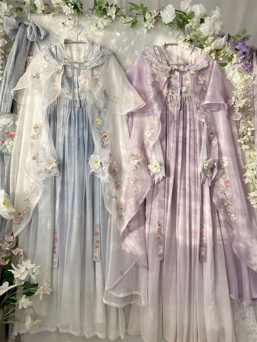 迷仙纪2023夏季雪纺重工刺绣汉服