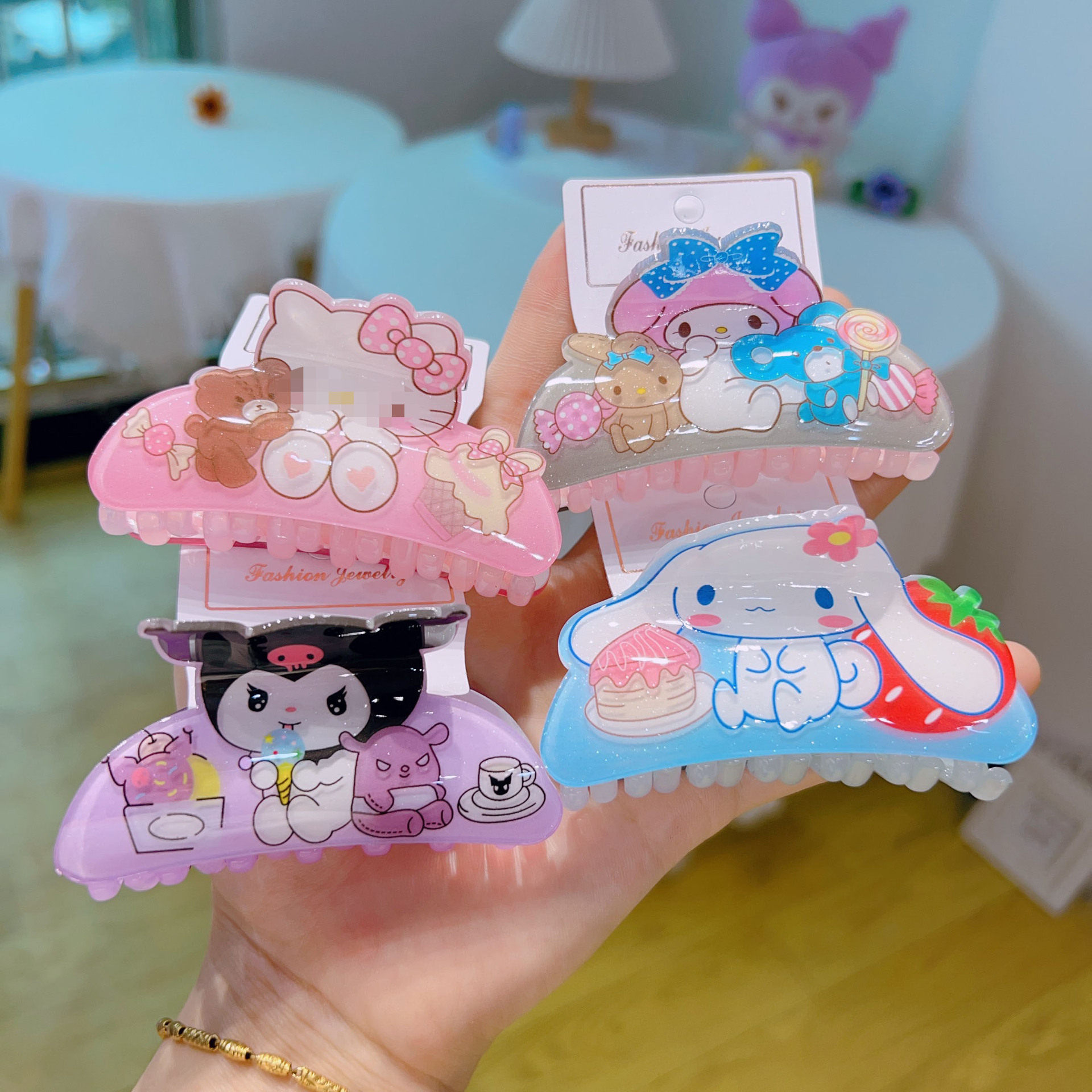 韩版儿童卡通动漫玉桂狗发爪头饰