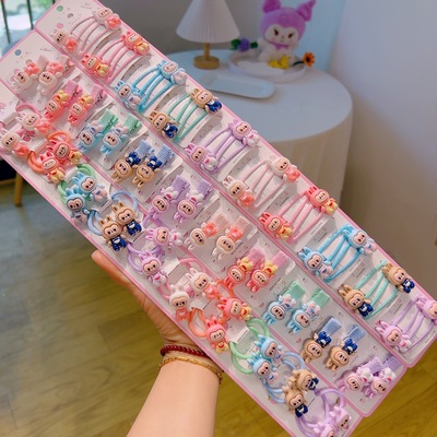 发饰发夹可爱拉布布发圈卡通