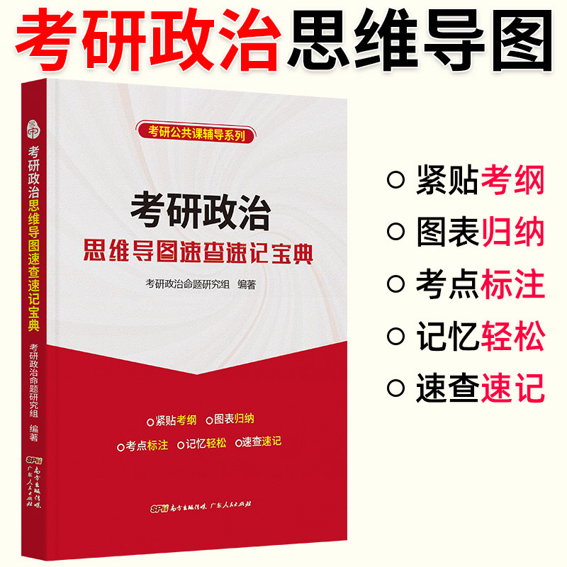 考研政治思维导图速查速记宝典 23考研政治教材 101思想政治理