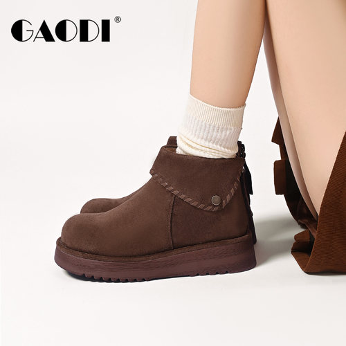 高蒂博肯短靴2025新款冬季