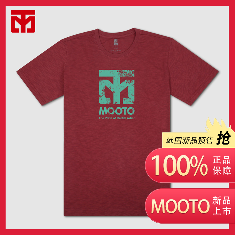 沈阳三线MOOTO Slub T-SHIRT韩国进口夏季短袖T恤教练服