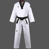 三线体育2018年新品 BASIC4.5代跆拳道服白道服竞技服品势服 MOOTO