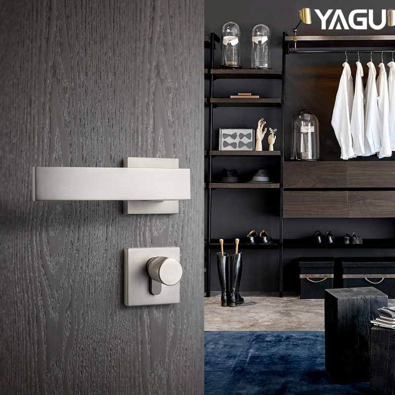 YAGU/Ñṉ̀±Å·ÏÖ´úÊÒÄÚ·¿ÃÅËøÌ××°ÎÔÊÒÖ´ÊÖ¼òÔ¼ÃŰÑÊÖÃÅËøÈý¼þÌ×