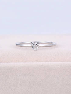 心形戒子厂家直销 ins学生韩版 Young新款 wish简约爱心戒指女个性