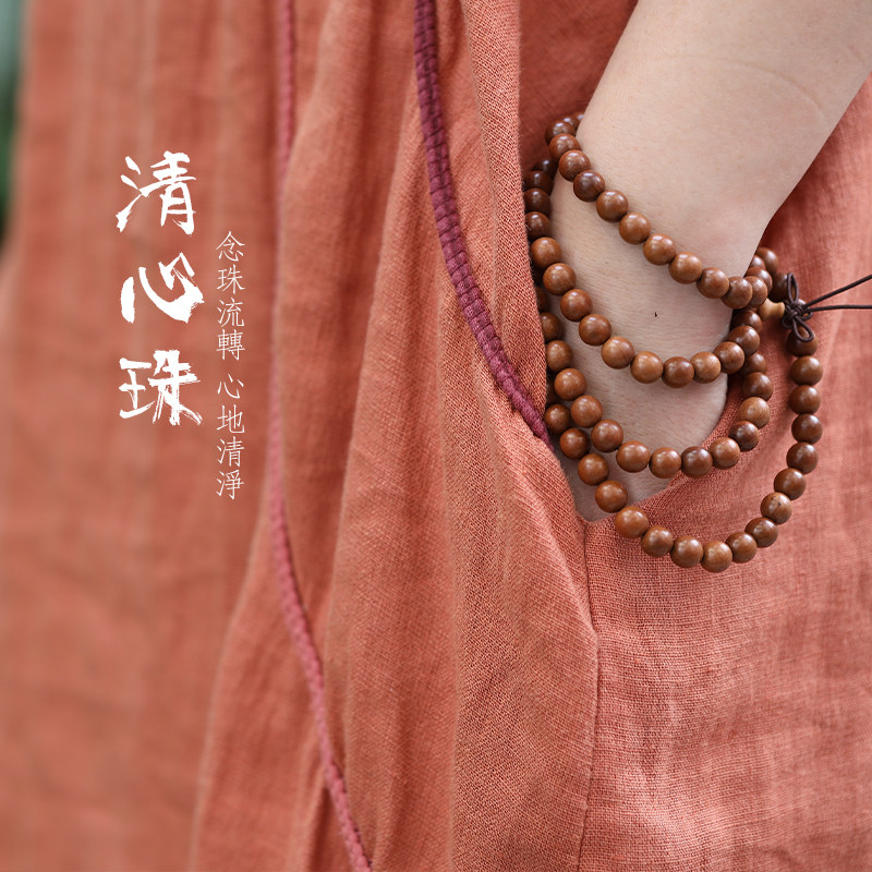 【壮的响亮】清心珠 108顆雷击老枣木 念珠手釧手串飾品
