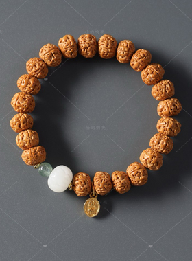 【壮的响亮】护佑之泪金刚菩提/菩提根莲花手链手串饰品配件