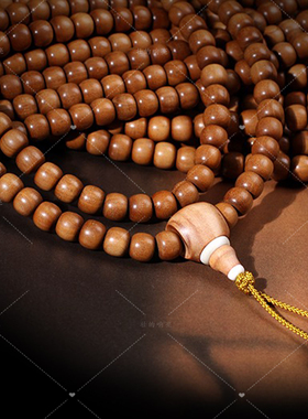 【壮的响亮】老山归心黑肉老山檀香/108颗手串手链念珠经典老料