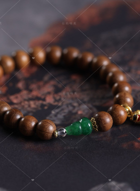 【壮的响亮】六道祥音六道木/千青葫芦醒狮吊坠/手链手串饰品