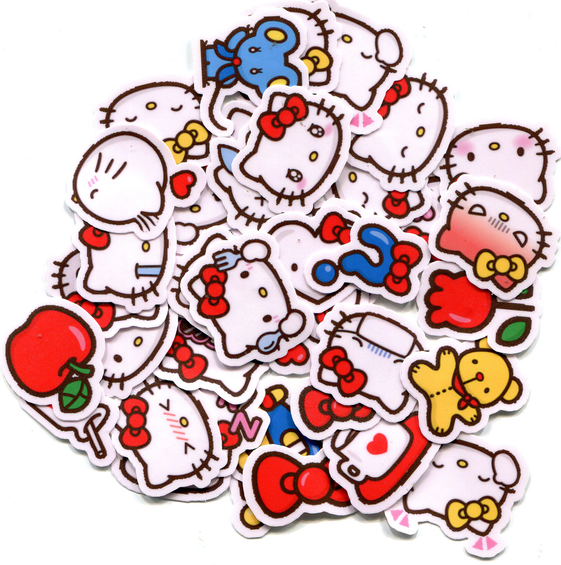 line表情贴纸  凯蒂猫 自制手帐防水贴纸 40张 z 850