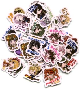 自制手帐手机防水动漫diy贴纸 Mix 24款 40枚 1509 D4DJ Groovy